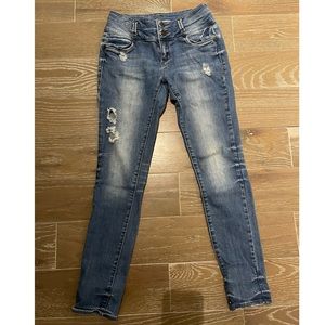 Refuge Mid Rise Skinny Jeans